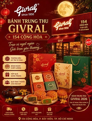 Giá bánh trung thu givral 2026