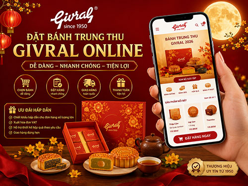 Đặt bánh trung thu givral online