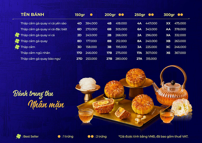 bánh trung thu givral nhân mặn