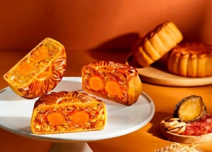 Bánh trung thu givral thập cẩm gà quay vi yến sào